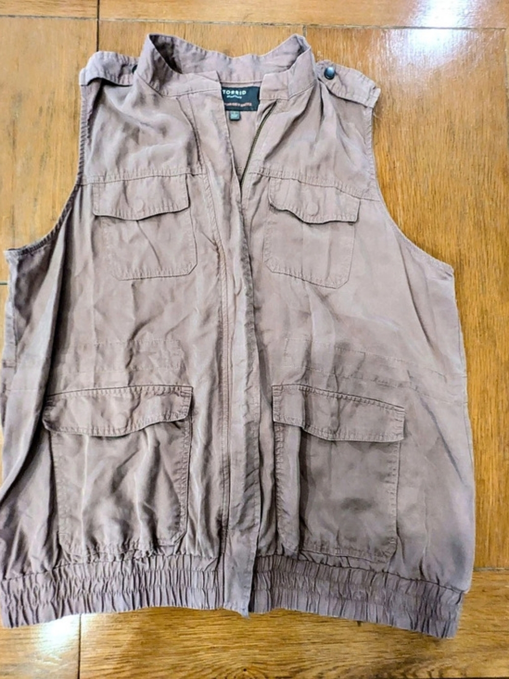 Torrid Utility Vest Brown Size 1X